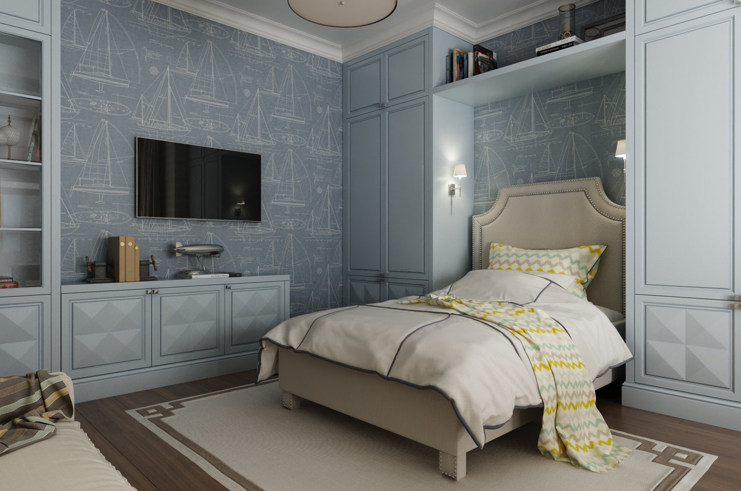 Фото из портфолио Дом на Победы, 5 – фотографии дизайна интерьеров на INMYROOM Фото из портфолио Дом на Победы, 5 – фотографии дизайна интерьеров на INMYROOM