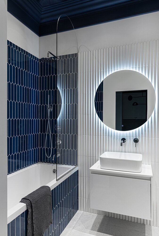 Фотография: Ванная в стиле Современный, Квартира, Проект недели, Москва, 2 комнаты, 40-60 метров, Volume – фото на INMYROOM Фотография: Ванная в стиле Современный, Квартира, Проект недели, Москва, 2 комнаты, 40-60 метров, Volume – фото на INMYROOM