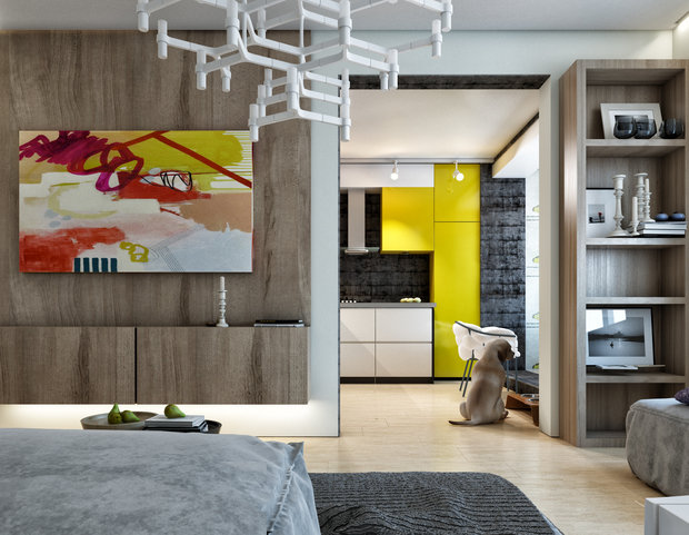 Фото из портфолио Квартира 75 кв. метров в Киеве – фотографии дизайна интерьеров на INMYROOM