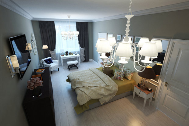 Фотография: Спальня в стиле Прованс и Кантри – фото на INMYROOM