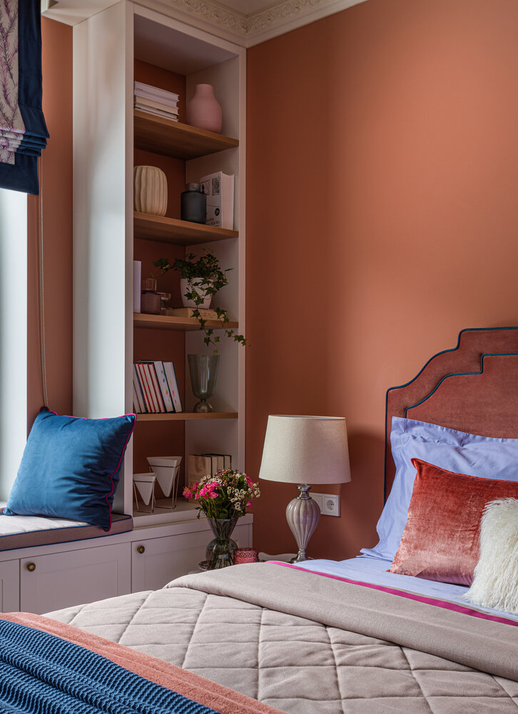 Фотография: Спальня в стиле Классический, Современный, Эклектика, Квартира, Проект недели, Новая Москва, Монолитный дом, 2 комнаты, 60-90 метров, Наталья Широкорад, Винтажный – фото на INMYROOM Фотография: Спальня в стиле Классический, Современный, Эклектика, Квартира, Проект недели, Новая Москва, Монолитный дом, 2 комнаты, 60-90 метров, Наталья Широкорад, Винтажный – фото на INMYROOM