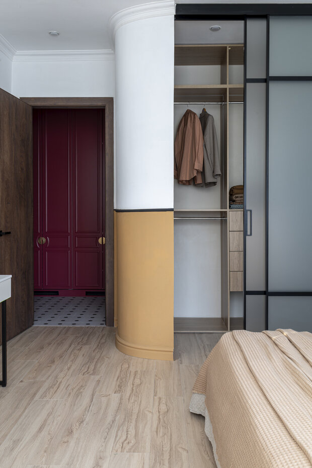 Фотография: Спальня в стиле Современный, Эклектика, Квартира, Проект дня, Казахстан, 2 комнаты, Более 90 метров, Надира Мустафина – фото на INMYROOM