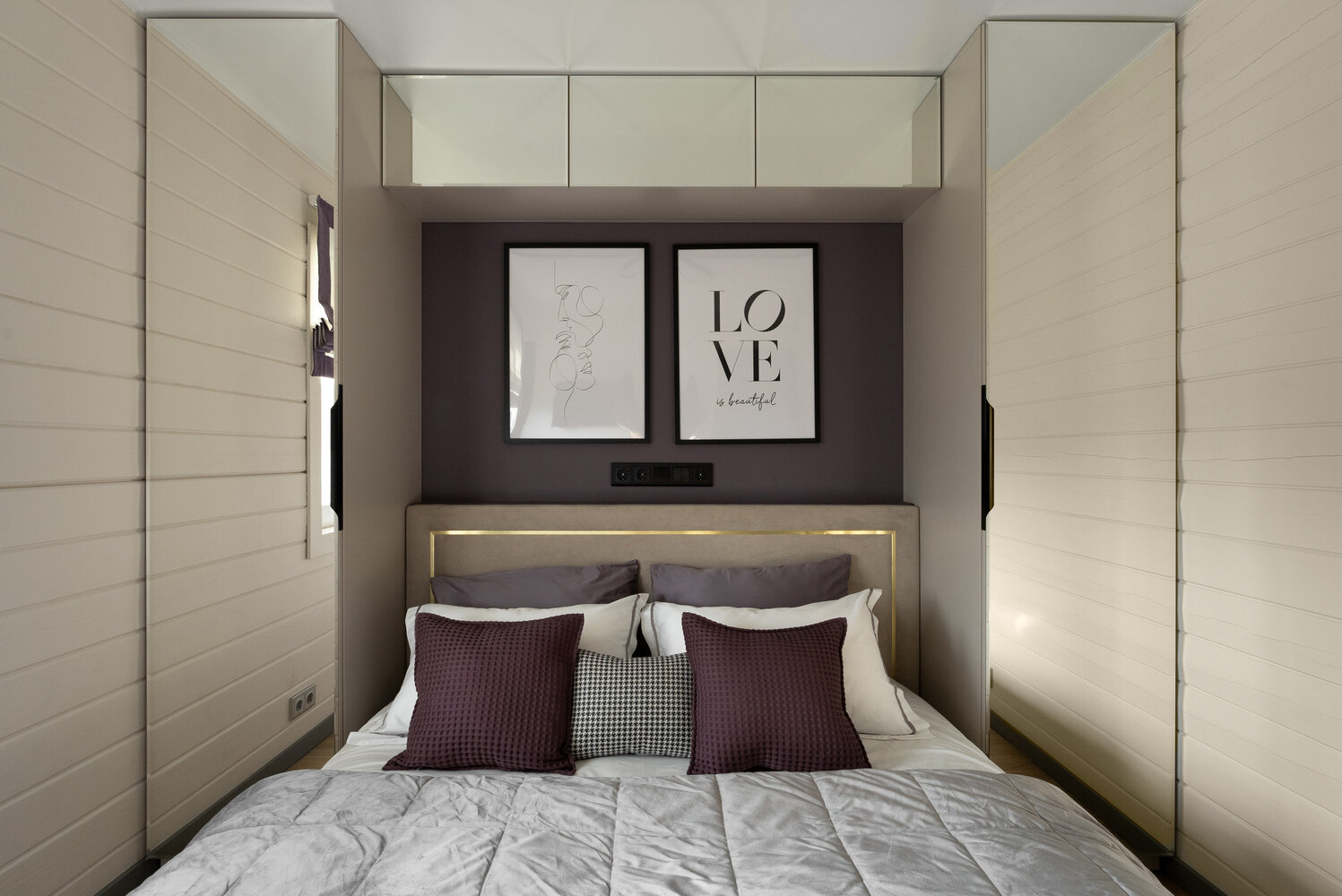 Фотография: Спальня в стиле Современный, Дом, Проект дня, Дача, Дом и дача, Ленинградская область, 4 и больше, 60-90 метров, Виктория Крылова – фото на INMYROOM