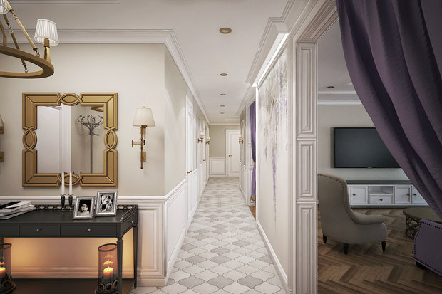 Фото из портфолио Лиловые мечты – фотографии дизайна интерьеров на INMYROOM