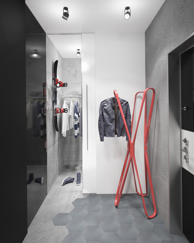 Фотография: Прихожая в стиле Лофт, Проект недели, П-3М, GM-Interior – фото на INMYROOM