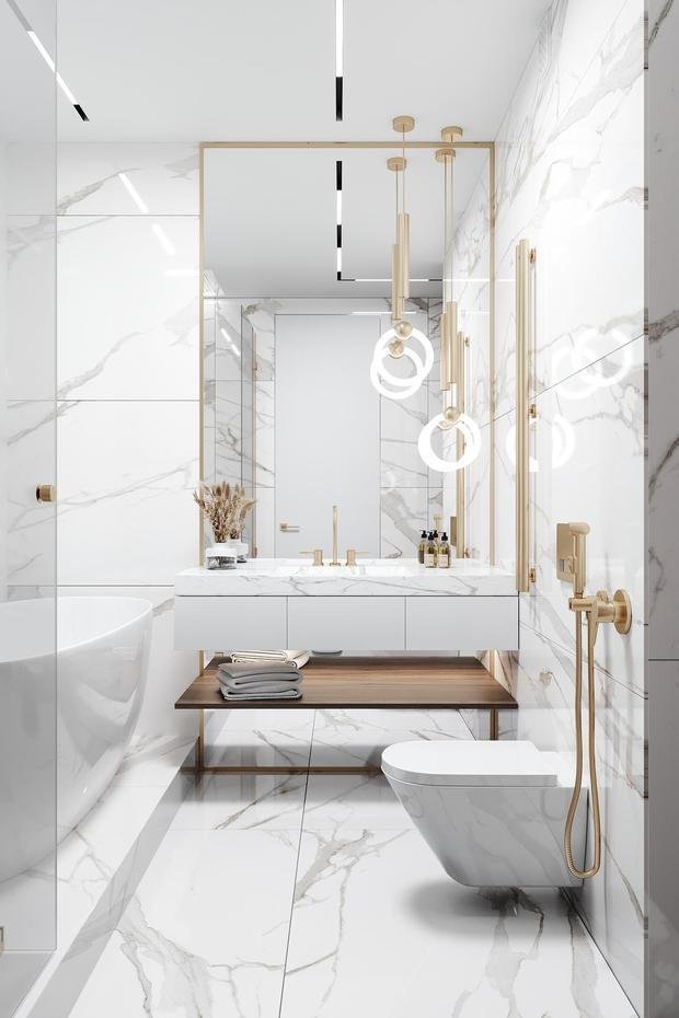 Фото из портфолио Воздушная современная классика в ЖК Матч Пойнт – фотографии дизайна интерьеров на INMYROOM