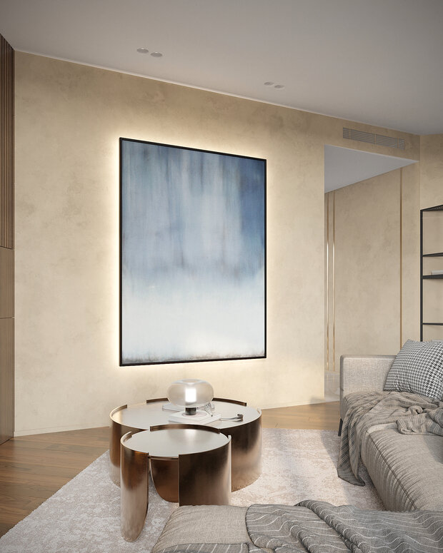 Фото из портфолио Дизайн-проект квартиры в ЖК «Квадрия» в стиле современная классика – фотографии дизайна интерьеров на INMYROOM