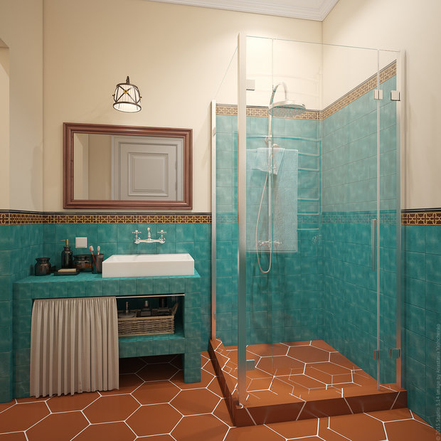 Фото из портфолио Подмосковное кантри – фотографии дизайна интерьеров на INMYROOM