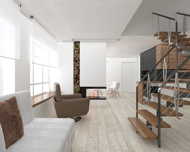 Фото из портфолио гостиная в скандинавском стиле – фотографии дизайна интерьеров на INMYROOM