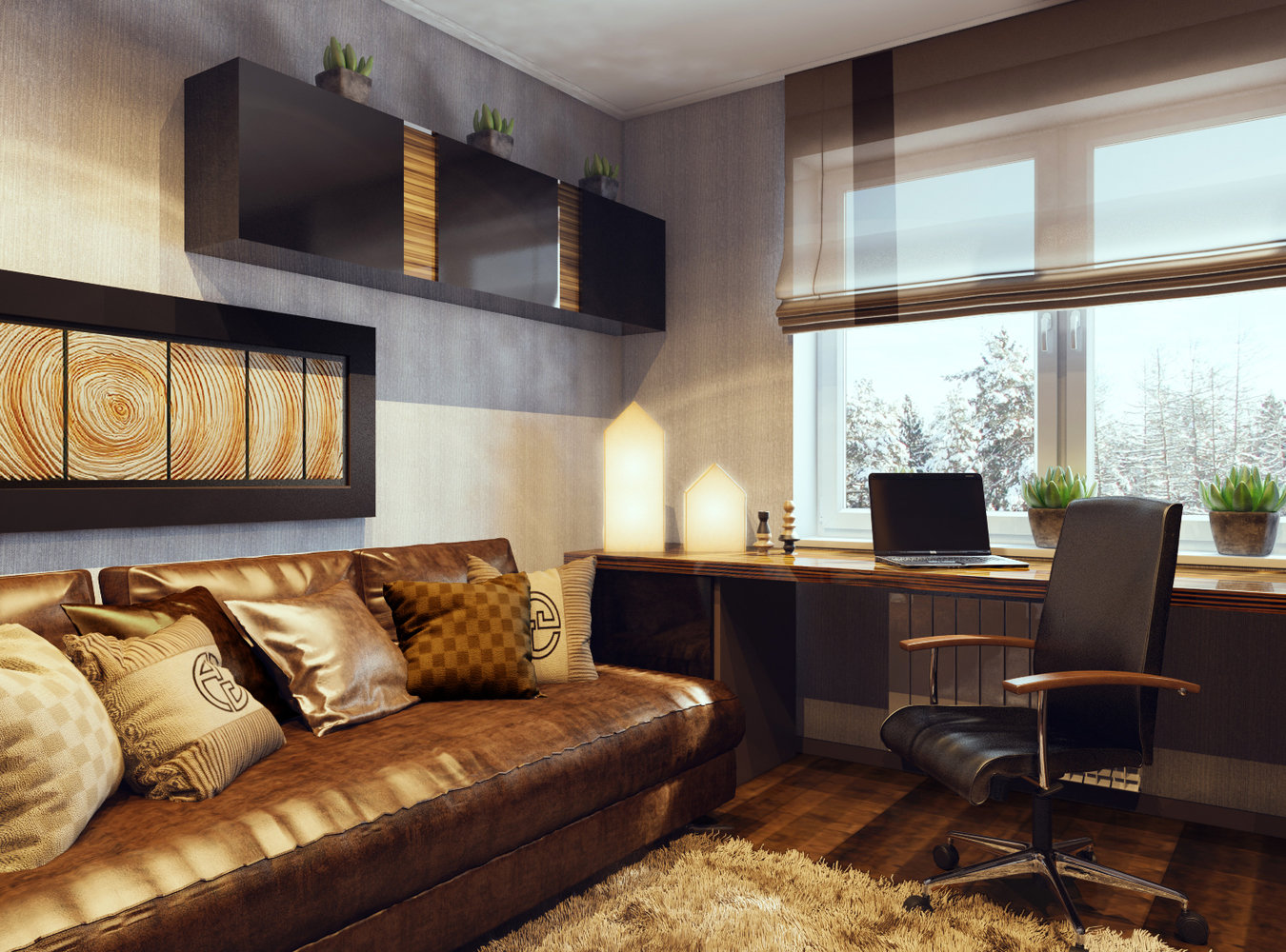 Фото из портфолио дизайн-проект квартиры в стиле хай-тэк – фотографии дизайна интерьеров на INMYROOM Фото из портфолио дизайн-проект квартиры в стиле хай-тэк – фотографии дизайна интерьеров на INMYROOM