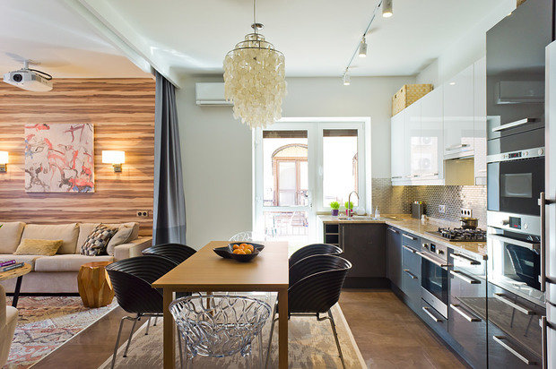 Фото из портфолио ЭКЛЕКТИЧНЫЙ ТАУНХАУС. ФОТО – фотографии дизайна интерьеров на INMYROOM