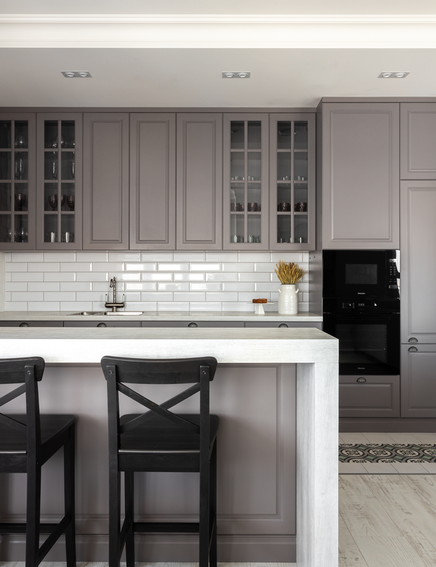 Фотография: Кухня и столовая в стиле Прованс и Кантри, Квартира, Проект недели, Челябинск, 3 комнаты, Более 90 метров, Яна Петрова – фото на INMYROOM