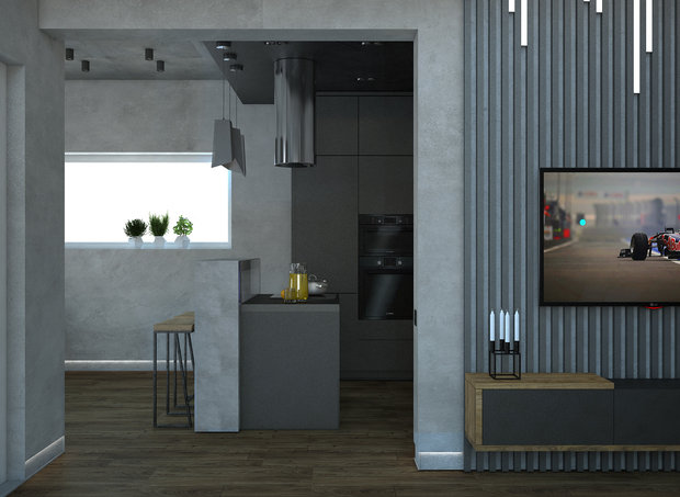 Фото из портфолио Дом в стиле минимализм – фотографии дизайна интерьеров на INMYROOM