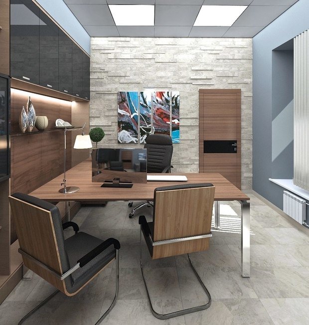 Фото из портфолио Офис на 8-Советской. Санкт-Петербург  – фотографии дизайна интерьеров на INMYROOM