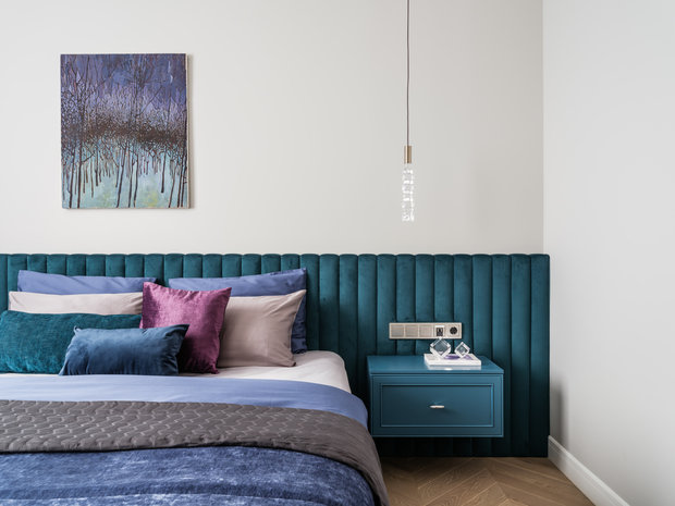 Фотография: Спальня в стиле Современный, Квартира, Проект недели, Москва, 60-90 метров, Анна Васильева, Ayond interios by Anna Vasilieva – фото на INMYROOM