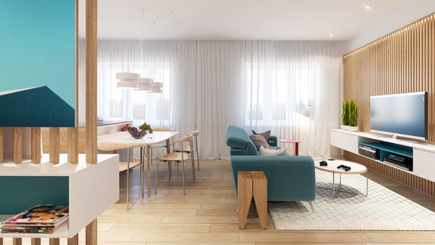 Фото из портфолио Квартира на Фермском шоссе – фотографии дизайна интерьеров на INMYROOM