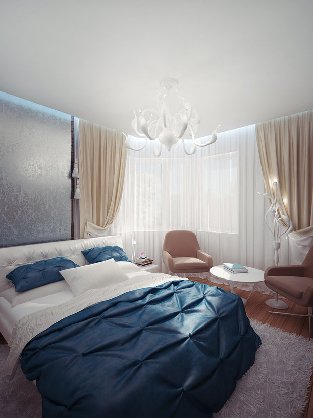 Фото из портфолио Спальня Питер 2 – фотографии дизайна интерьеров на INMYROOM