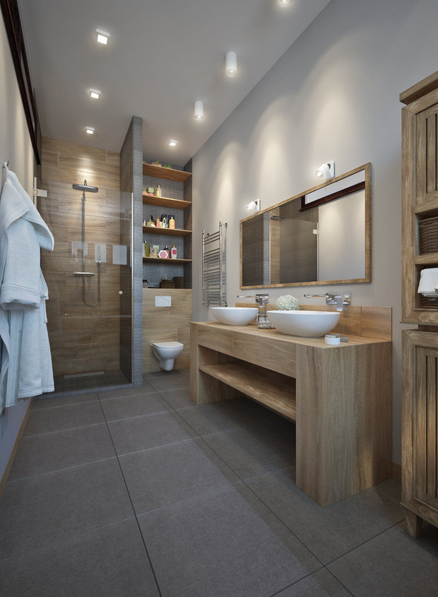 Фото из портфолио Проект таун-хауса в ЖК "Рижский квартал" в лёгком и стильном скандинавском стиле – фотографии дизайна интерьеров на INMYROOM