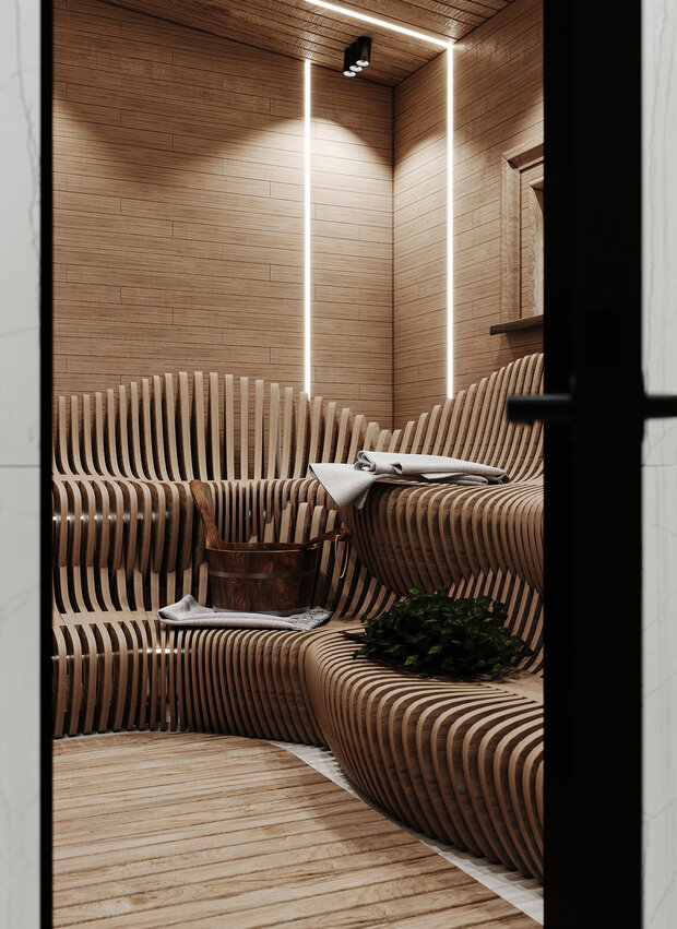 Фото из портфолио Баня. Павлово-Посадский район. – фотографии дизайна интерьеров на INMYROOM