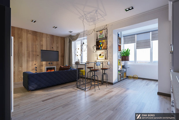 Фото из портфолио MIX Loft – фотографии дизайна интерьеров на INMYROOM