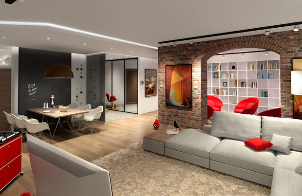 Фото из портфолио Дубовое красное – фотографии дизайна интерьеров на INMYROOM