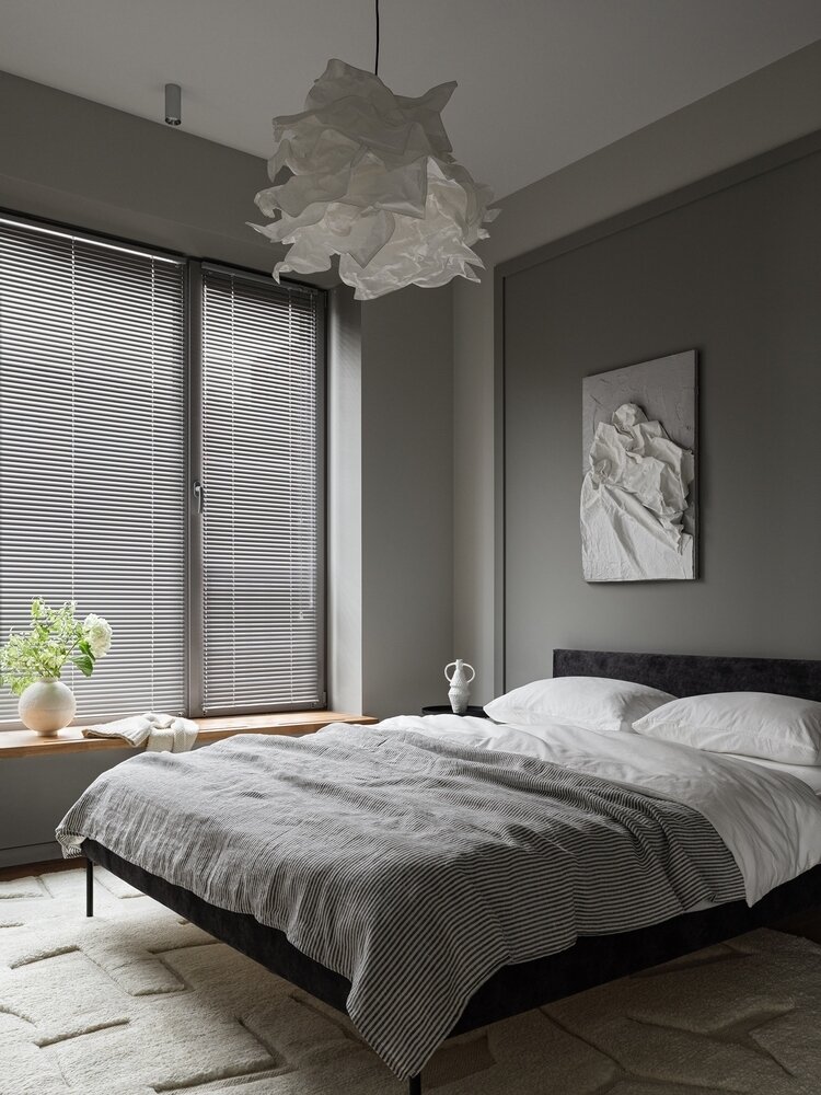 Фотография: Спальня в стиле Современный, Скандинавский, Квартира, Проект недели, Москва, 3 комнаты, 40-60 метров, Анастасия Родина – фото на INMYROOM Фотография: Спальня в стиле Современный, Скандинавский, Квартира, Проект недели, Москва, 3 комнаты, 40-60 метров, Анастасия Родина – фото на INMYROOM