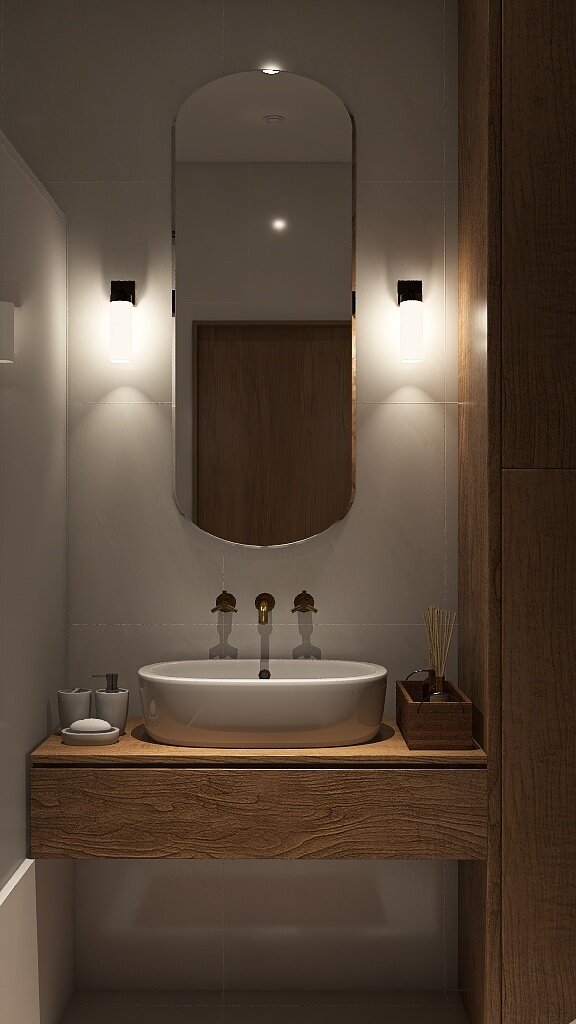 Фото из портфолио Санузел в стиле Джапанди – фотографии дизайна интерьеров на INMYROOM