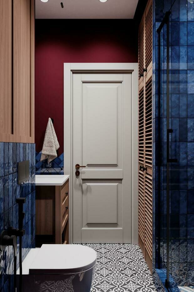 Фотография: Ванная в стиле Современный, Эклектика, Квартира, Проект недели, Санкт-Петербург, Монолитный дом, 3 комнаты, 60-90 метров, VizDiz, Илона Ореховская – фото на INMYROOM