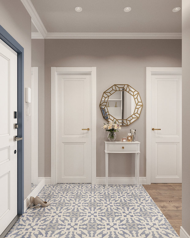 Фото из портфолио Современная классика в Москве 80кв – фотографии дизайна интерьеров на INMYROOM