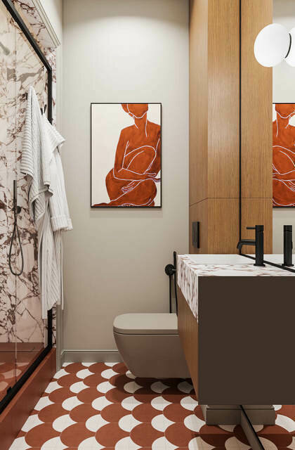 Фото из портфолио Дизайн квартиры в стиле scandi – фотографии дизайна интерьеров на INMYROOM