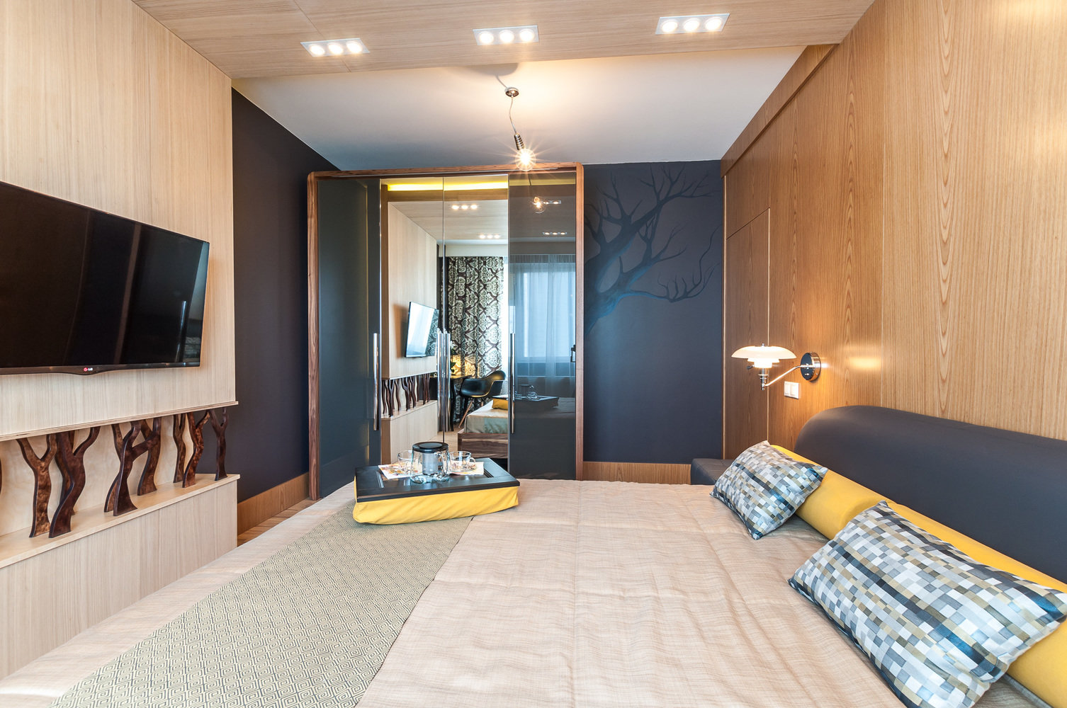 Фотография: Спальня в стиле Скандинавский, Современный, Декор интерьера, Интерьер комнат, leroom, Проект недели – фото на INMYROOM Фотография: Спальня в стиле Скандинавский, Современный, Декор интерьера, Интерьер комнат, leroom, Проект недели – фото на INMYROOM