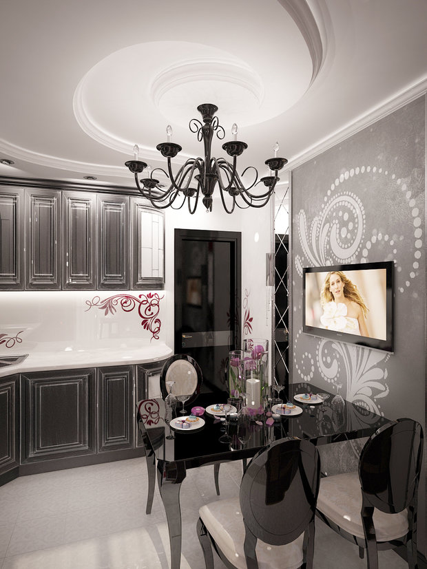 Фото из портфолио Мулен Руж – фотографии дизайна интерьеров на INMYROOM