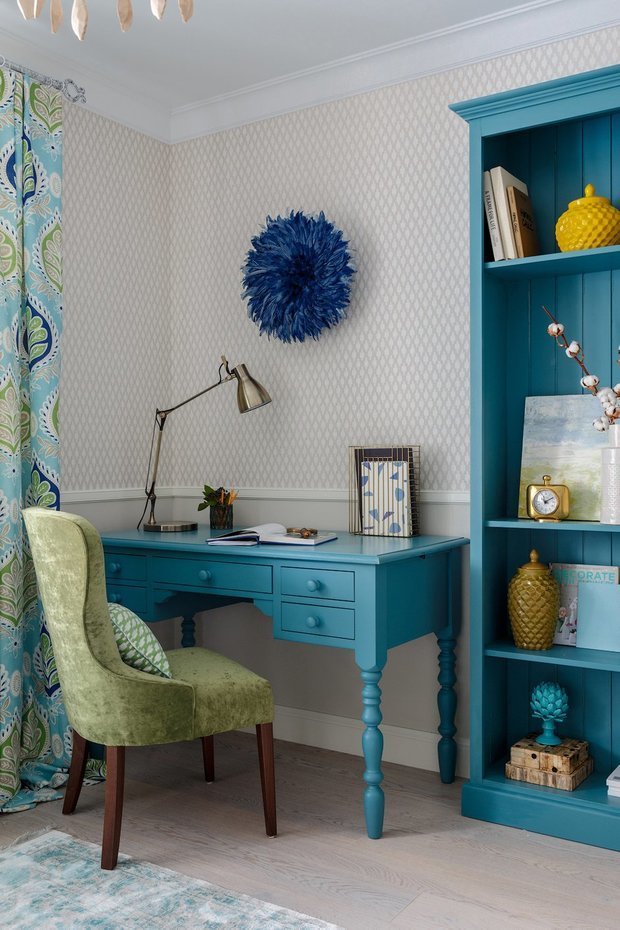 Фотография: Кабинет в стиле Прованс и Кантри, Декор интерьера – фото на INMYROOM