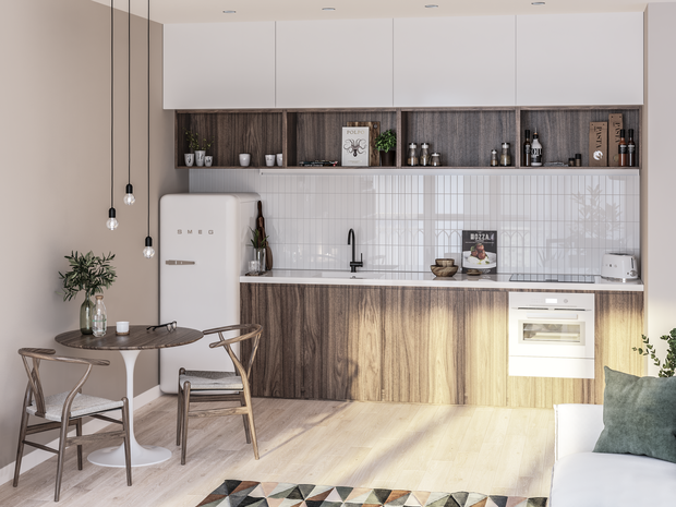 Фотография: Кухня и столовая в стиле Скандинавский, Минимализм, Гид, интерьер квартиры для девушки, как оформить квартиру для девушки, Мария Полянская, ADI INTERIORS GROUP, АРИНА ТРОИЛОВА, Виктория Скоробогатько, Нина Иваненко – фото на INMYROOM