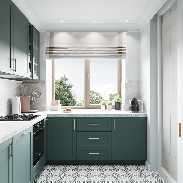 Фотография: Кухня и столовая в стиле Современный, Квартира, Проект недели, Москва, 4 и больше, Более 90 метров, Елена Лебедева – фото на INMYROOM