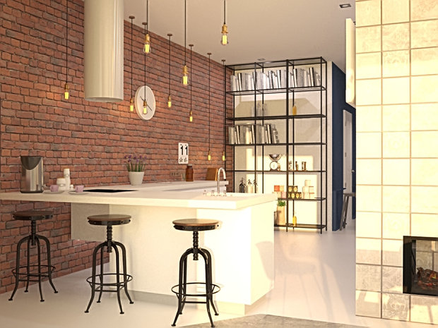 Фото из портфолио таунхаус в стиле эклектика для молодой семьи – фотографии дизайна интерьеров на INMYROOM