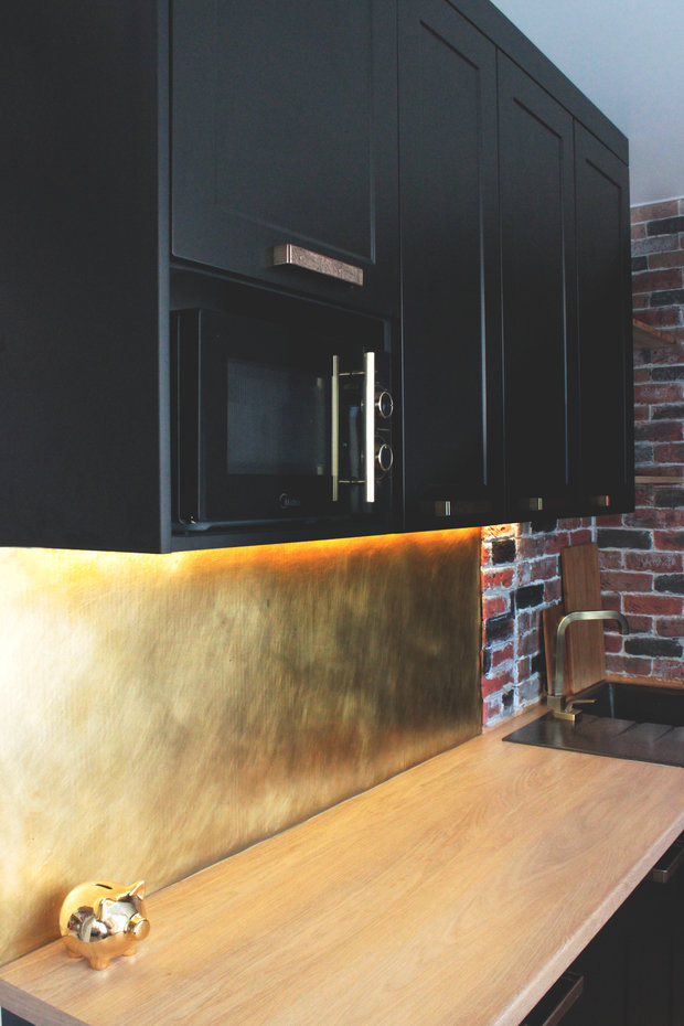 Фото из портфолио Кухня "Черное золото" – фотографии дизайна интерьеров на INMYROOM