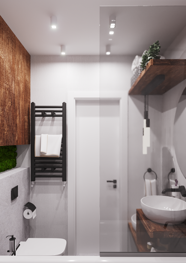 Фото из портфолио Сан.узел – фотографии дизайна интерьеров на INMYROOM