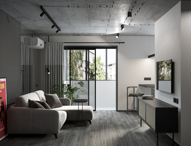 Фото из портфолио 30м2 в старом фонде – фотографии дизайна интерьеров на INMYROOM