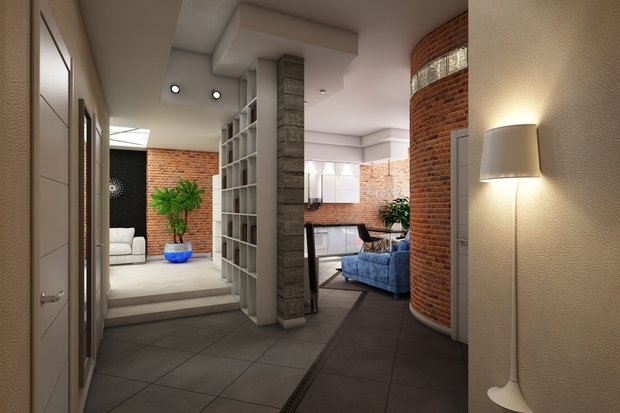 Фото из портфолио В стиле Лофт проект квартиры – фотографии дизайна интерьеров на INMYROOM