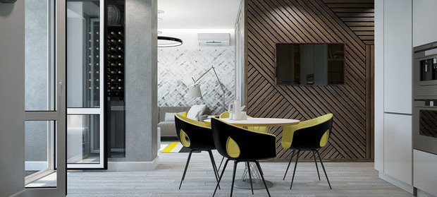 Фото из портфолио Однушечка – фотографии дизайна интерьеров на INMYROOM