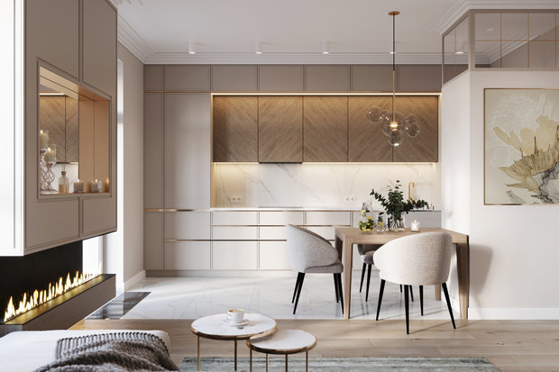 Фото из портфолио Квартира в ЖК "Life Ботанический сад" – фотографии дизайна интерьеров на INMYROOM