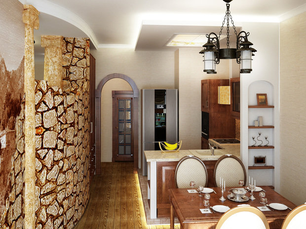 Фото из портфолио ЖК янтарный город квартира в среднеземноморском стиле – фотографии дизайна интерьеров на INMYROOM