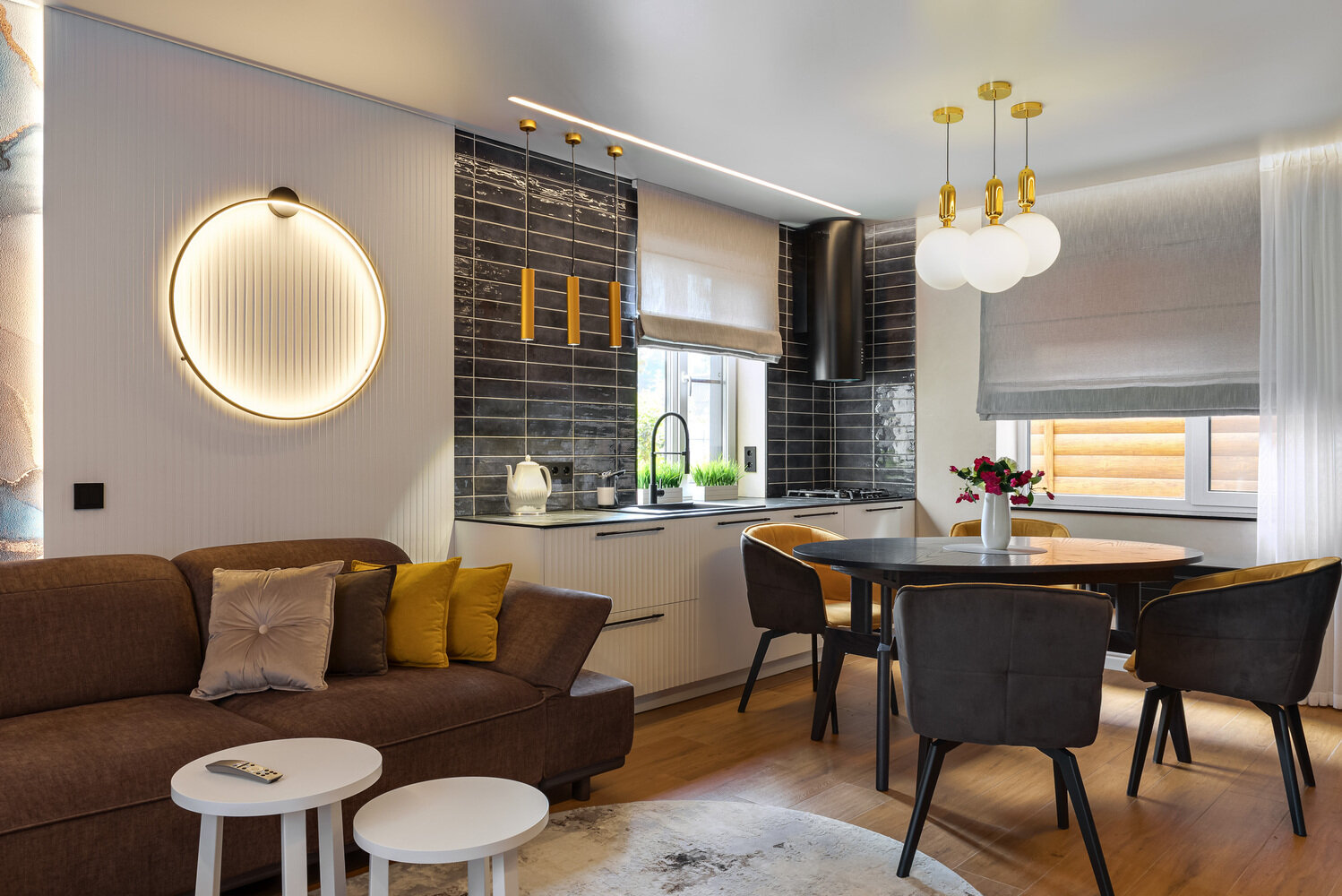 Фотография: Кухня и столовая в стиле Современный, Дом, Проект недели, Дом и дача, Пенза, 4 и больше, Более 90 метров, Евгения Тугушева – фото на INMYROOM