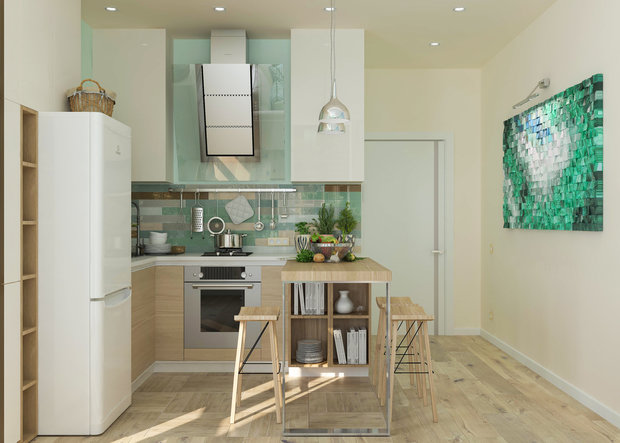 Фото из портфолио Гостиная "Mojito" – фотографии дизайна интерьеров на INMYROOM