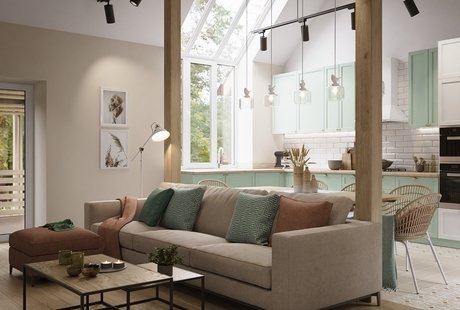 Проект дома для семьи с детьми в Краснодаре