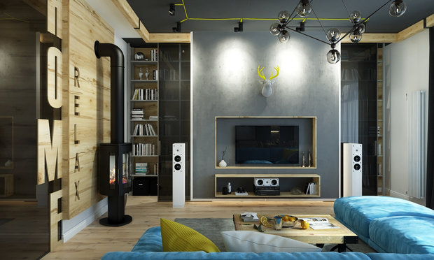 Фото из портфолио лофт гостиной – фотографии дизайна интерьеров на INMYROOM