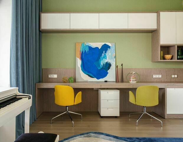 Фотография: Детская в стиле Современный, Эклектика, Квартира, Проект дня, 4 и больше, Более 90 метров, Екатерина Митрошина, Анна Оробинская, Наталья Боник – фото на INMYROOM