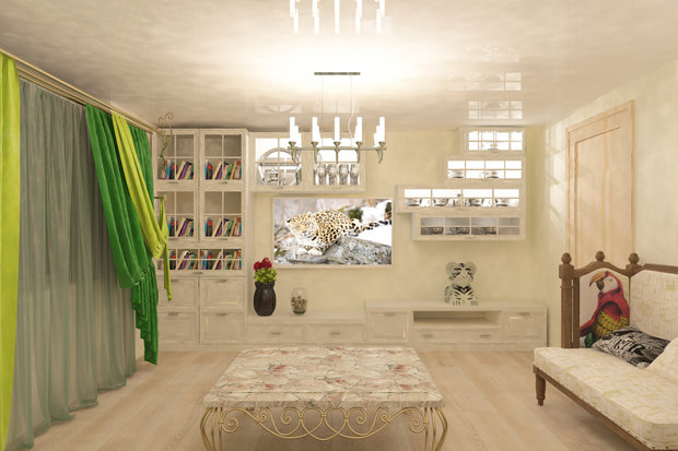 Фото из портфолио Квариры Видное – фотографии дизайна интерьеров на InMyRoom.ru