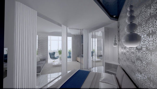 Фото из портфолио Морской минимализм – фотографии дизайна интерьеров на INMYROOM